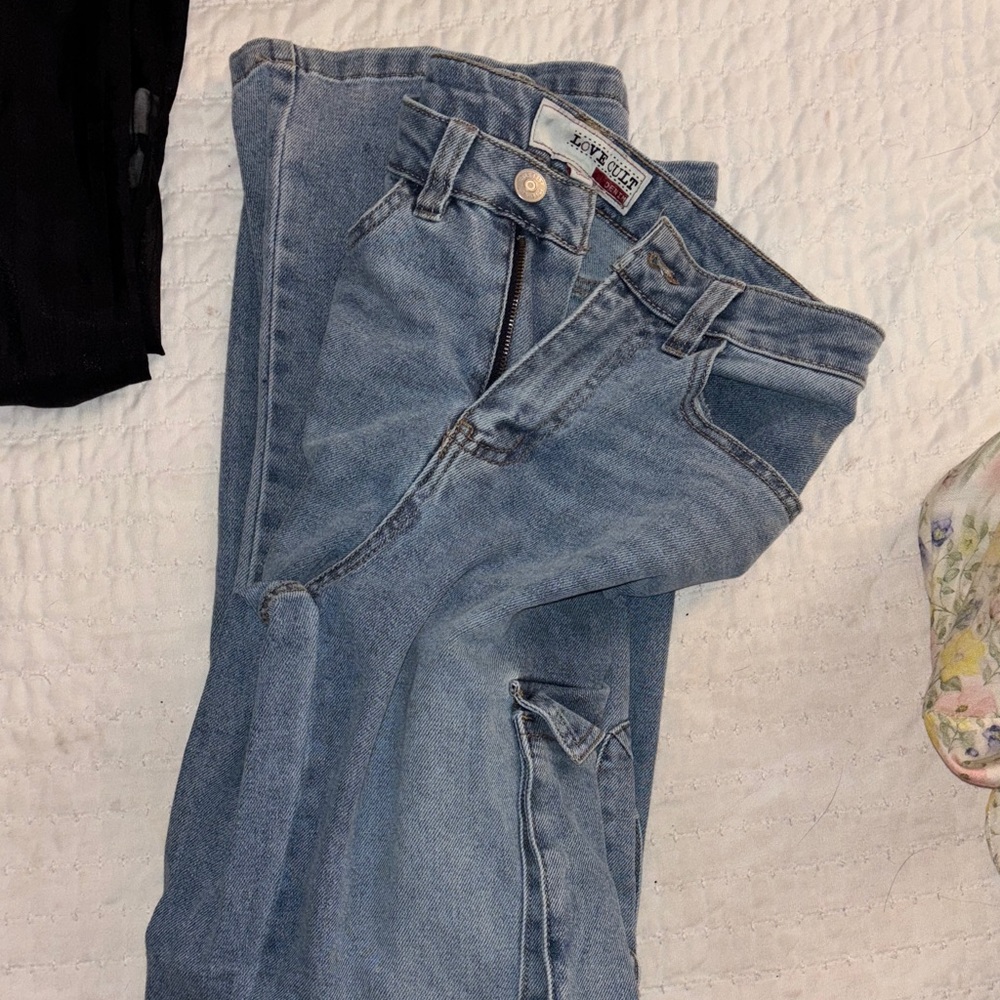 Love Culture Light Blue Straight Leg Jeans